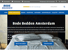 Tablet Screenshot of bodebedden.nl